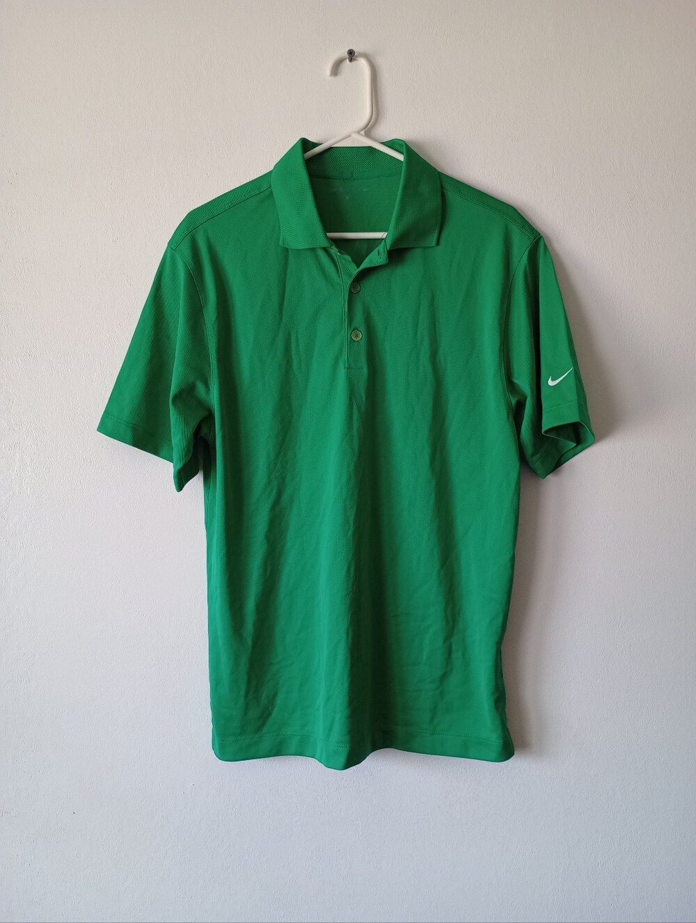 Nike Golf Mens Green Dri Fit Polo Shirt Size S